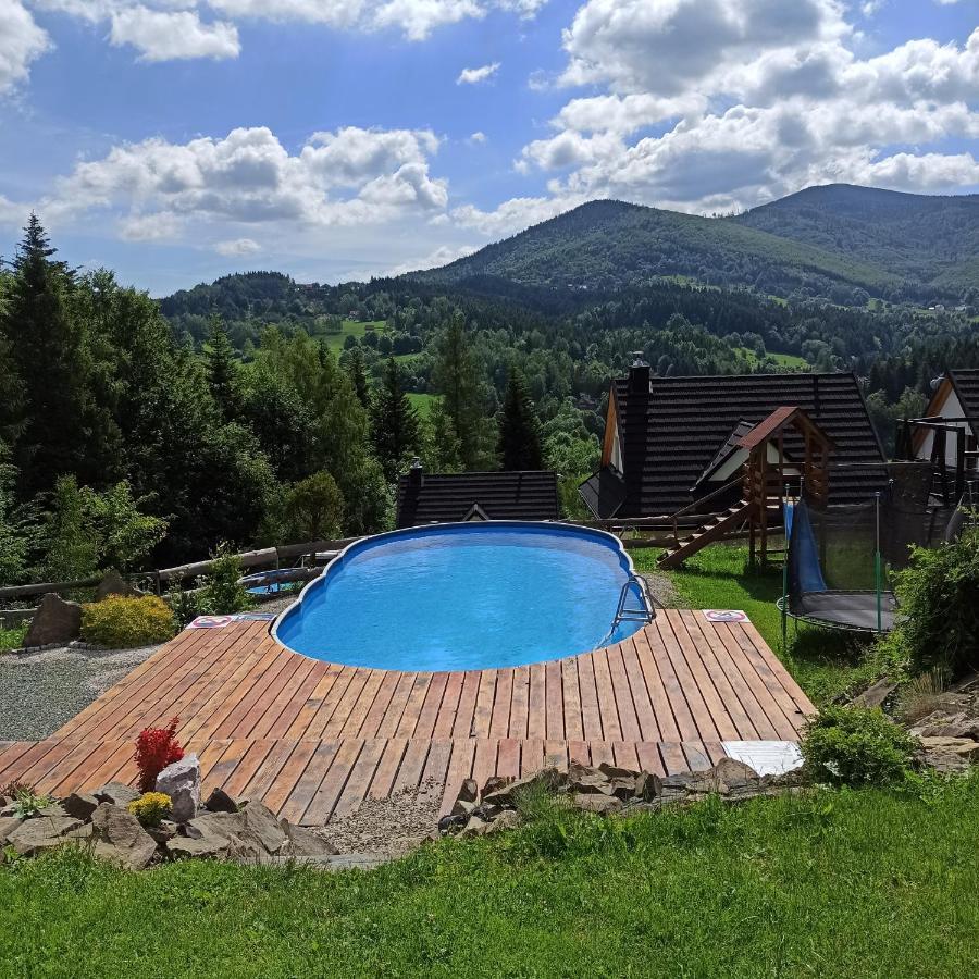 Villa Zawoja Nad Korona Z Jacuzzi Exterior foto