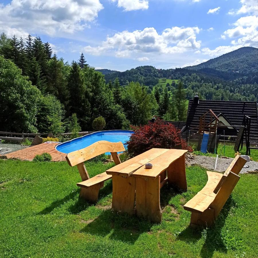 Villa Zawoja Nad Korona Z Jacuzzi Exterior foto