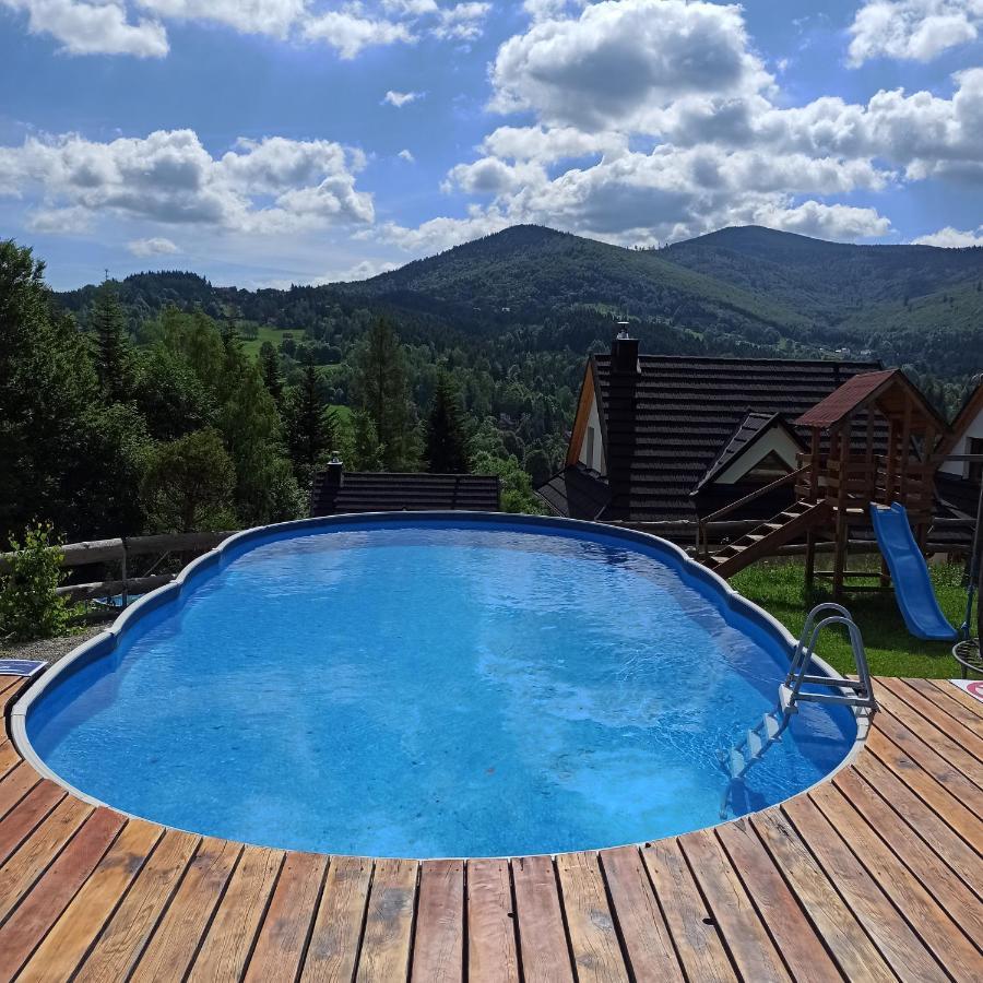 Villa Zawoja Nad Korona Z Jacuzzi Exterior foto