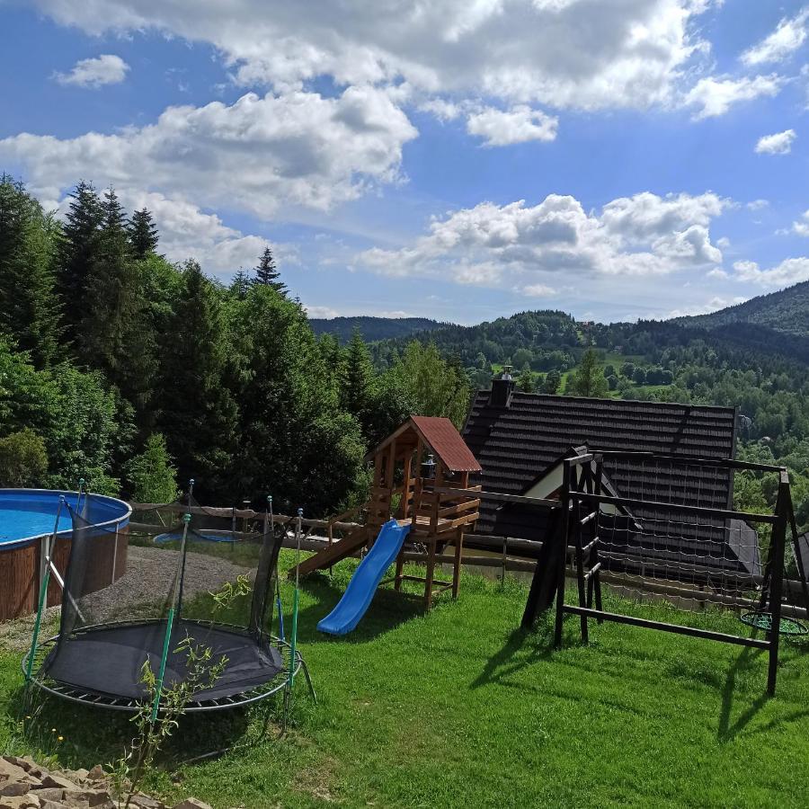 Villa Zawoja Nad Korona Z Jacuzzi Exterior foto