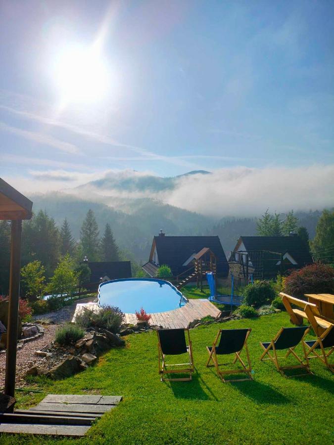 Villa Zawoja Nad Korona Z Jacuzzi Exterior foto