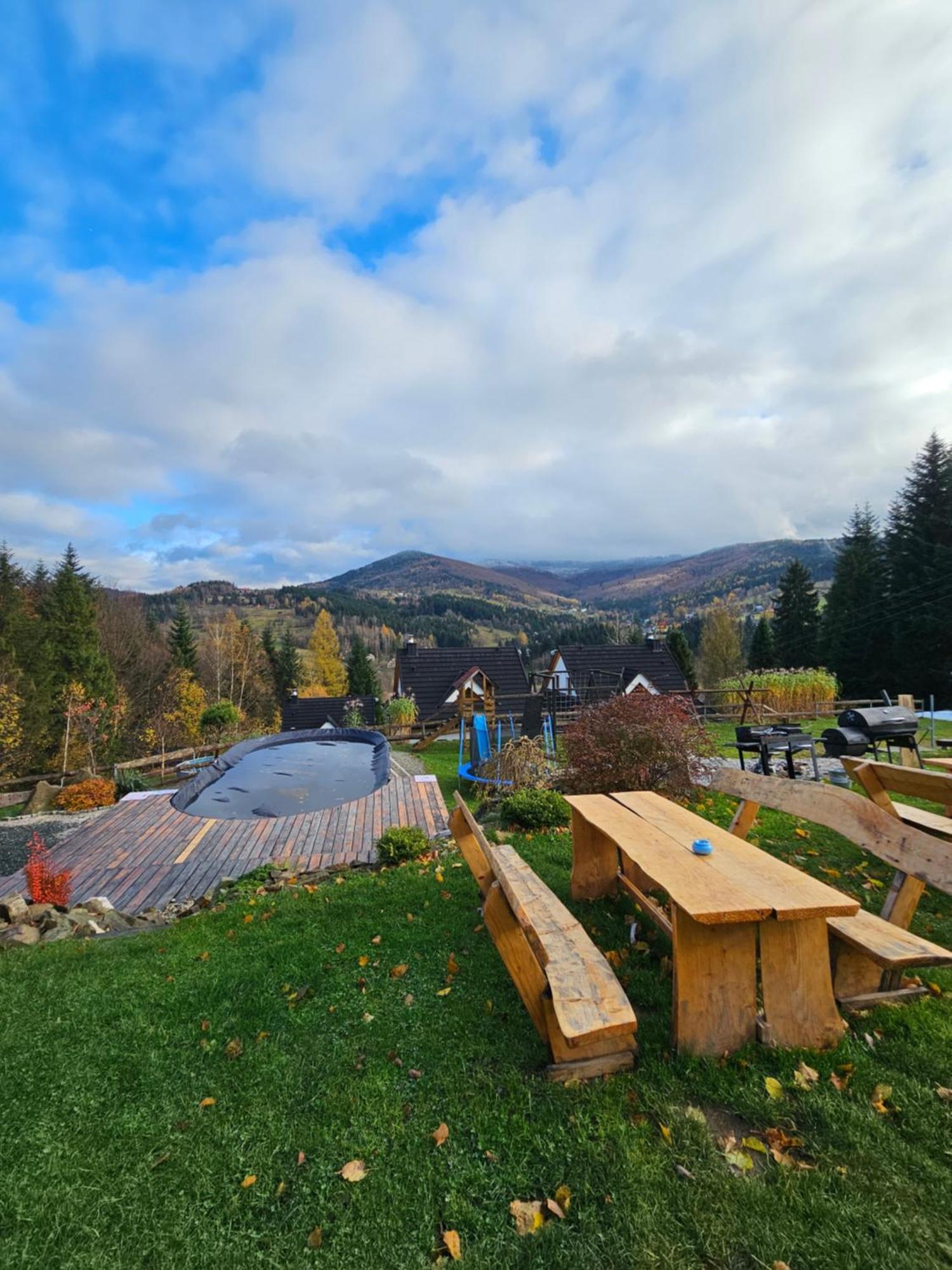 Villa Zawoja Nad Korona Z Jacuzzi Exterior foto