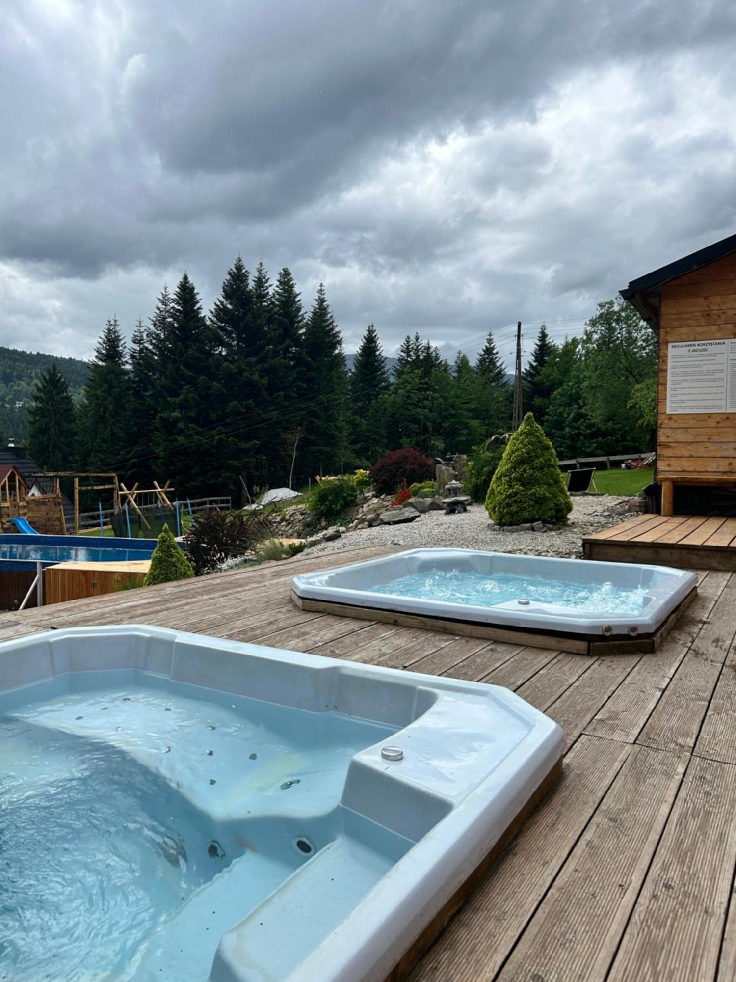 Villa Zawoja Nad Korona Z Jacuzzi Exterior foto