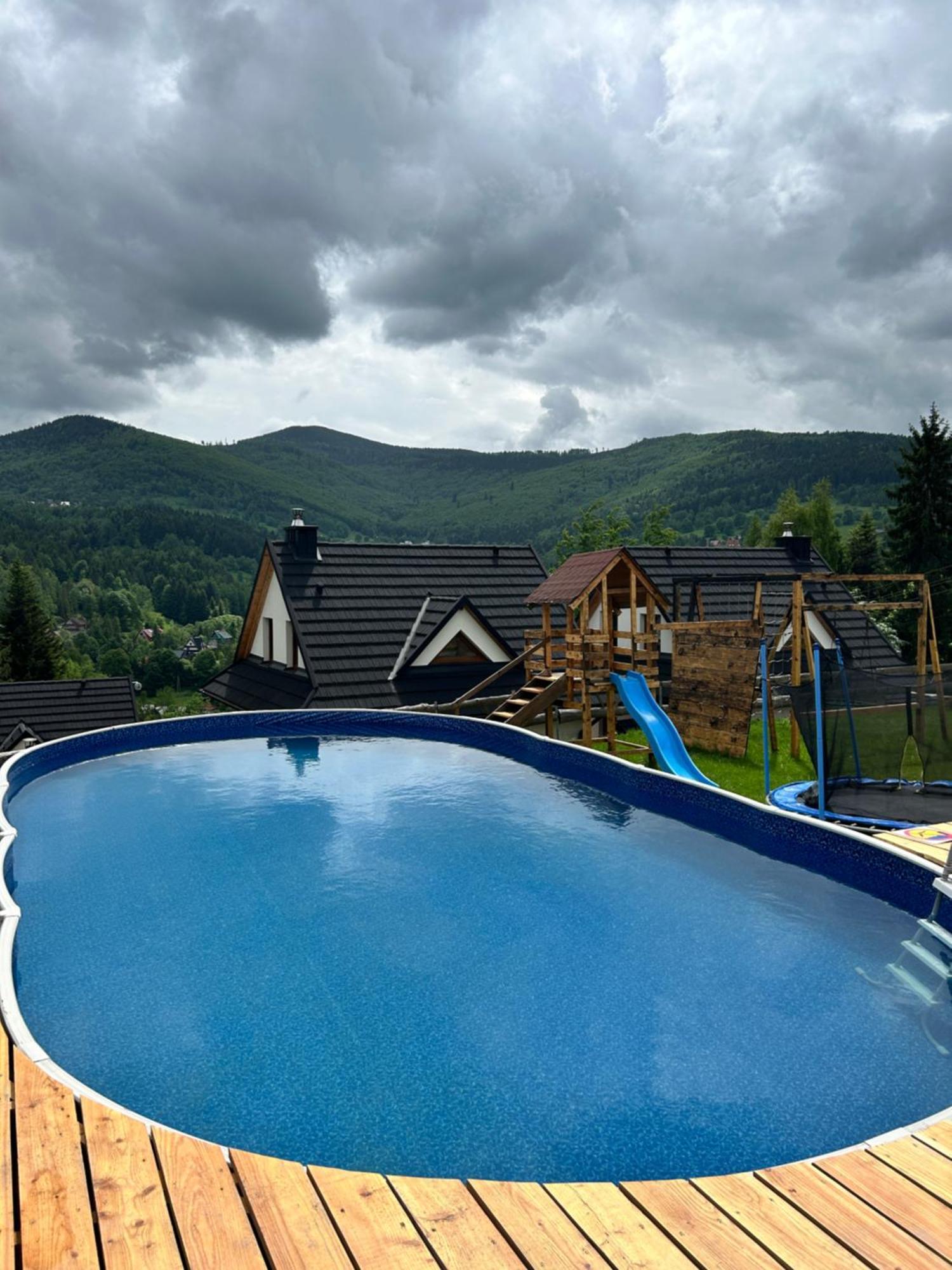 Villa Zawoja Nad Korona Z Jacuzzi Exterior foto