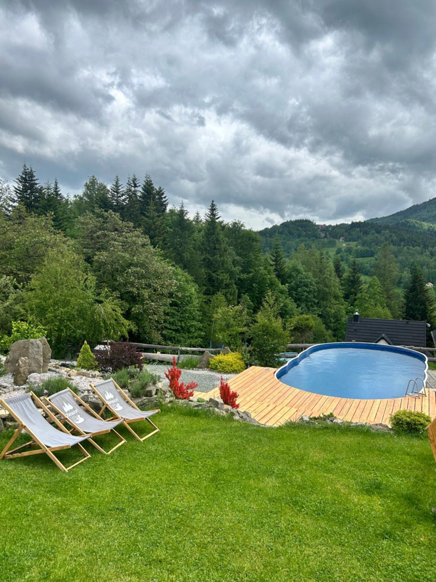 Villa Zawoja Nad Korona Z Jacuzzi Exterior foto