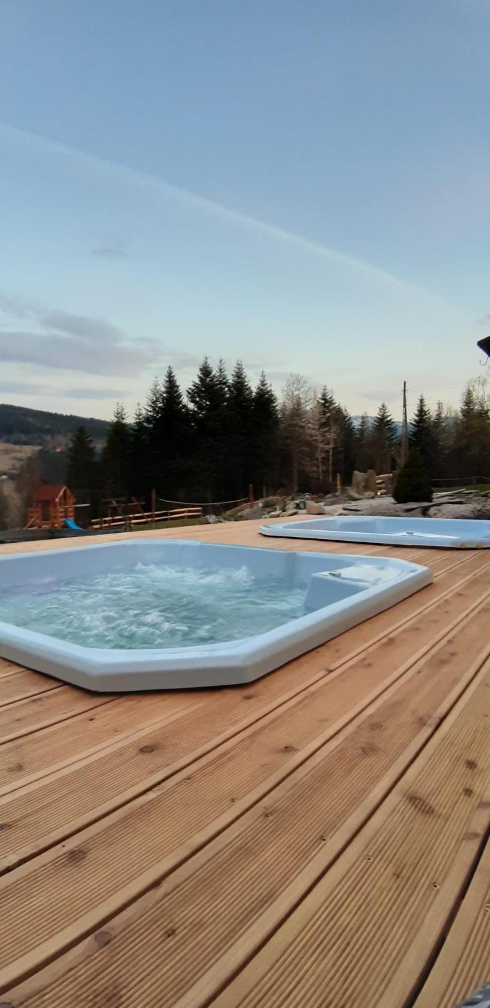 Villa Zawoja Nad Korona Z Jacuzzi Exterior foto